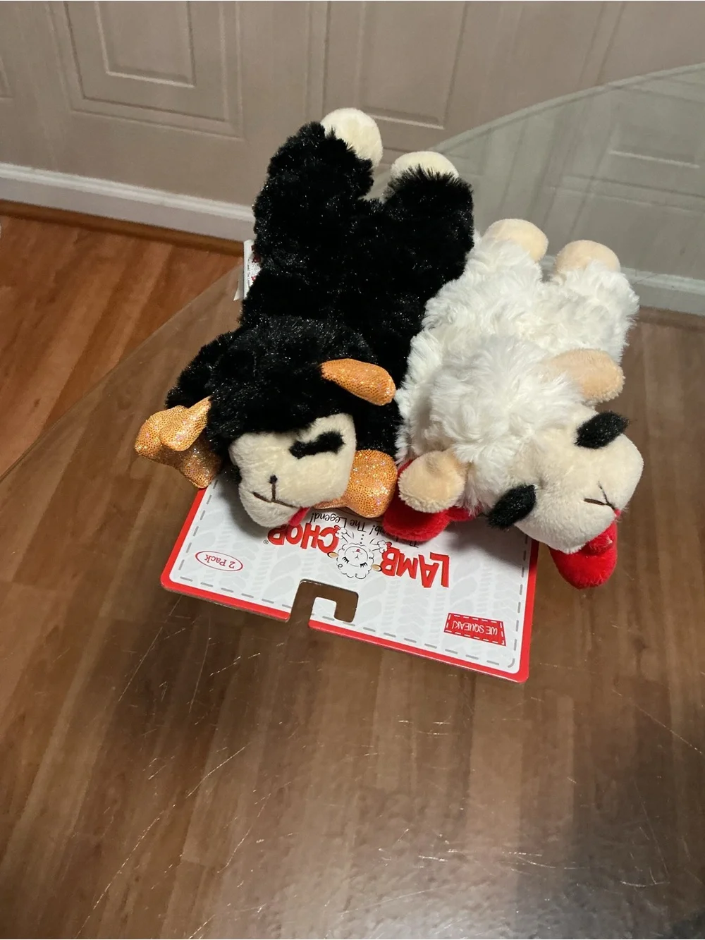 Brand new - Set Of 2 LambChop 7” Dog Toy With Squeaker...